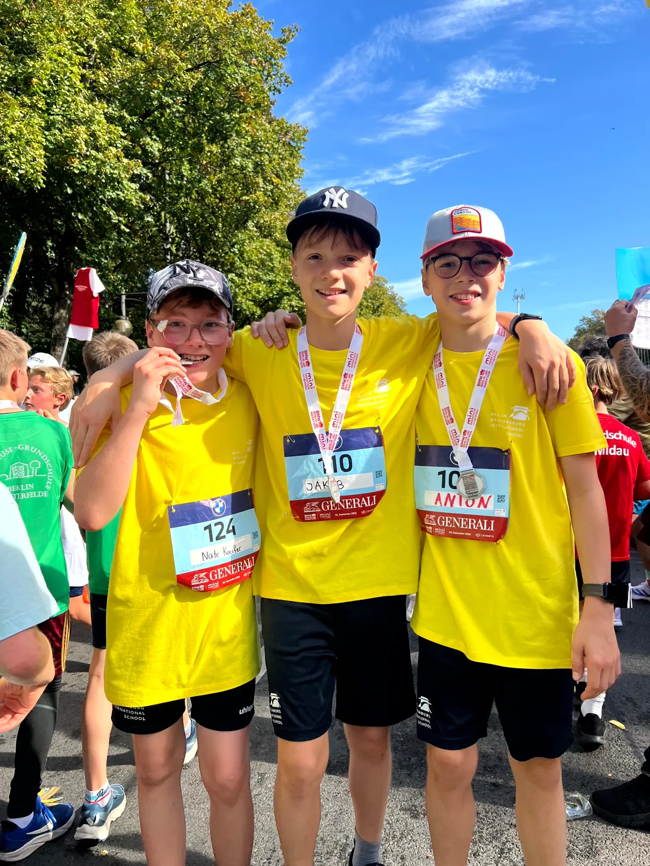 BBIS students take on the Berlin mini-MARATHON